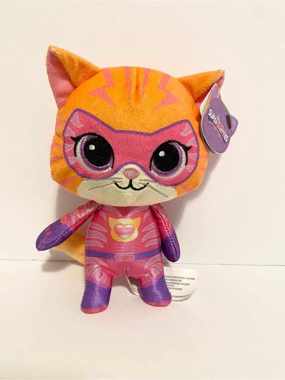 Disney Junior Super Kitties Ginger Plush Figure 7” Cat Stuffed Animal Toy Cat